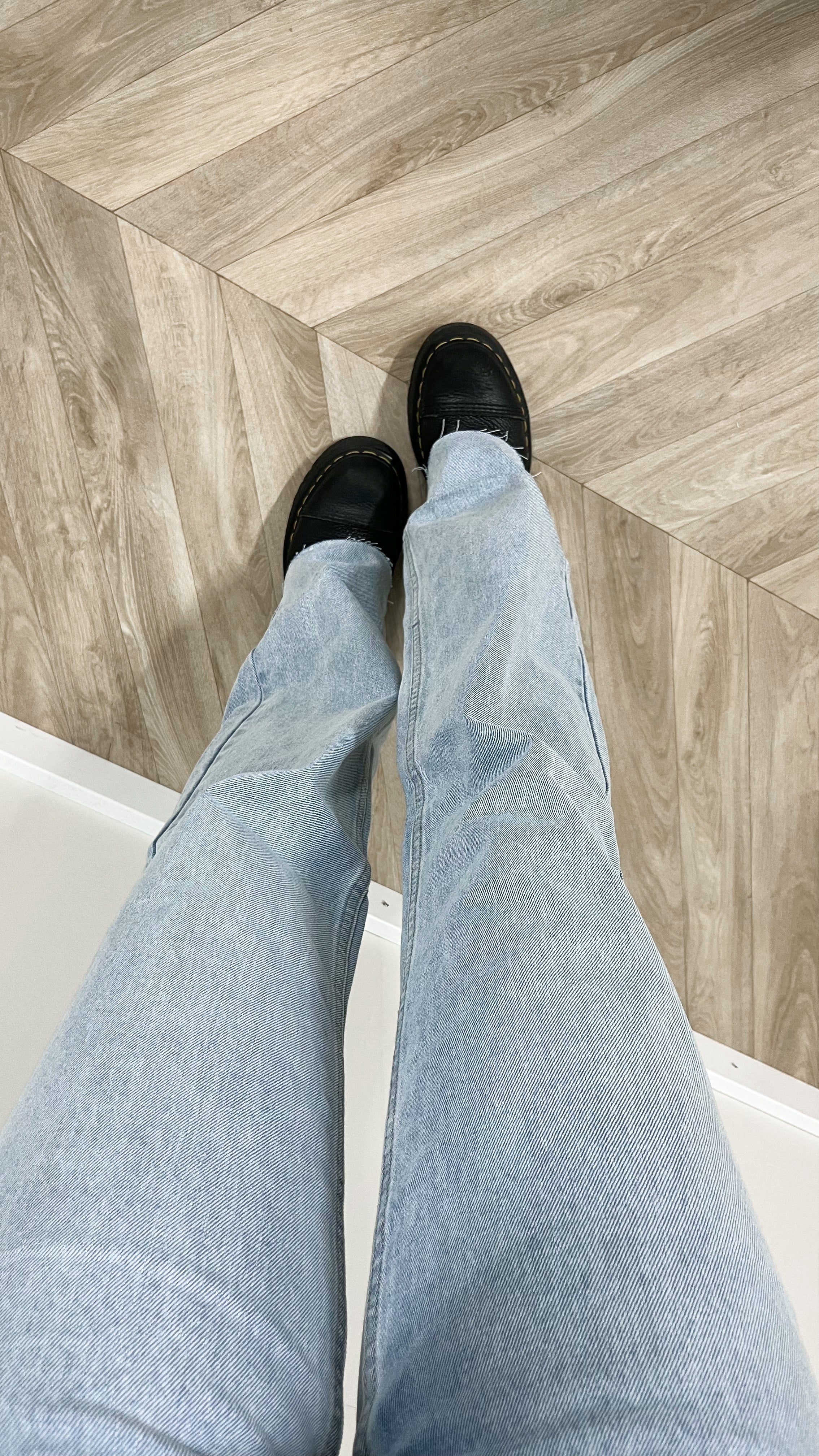 High waist straight leg jeans blue (TALL)